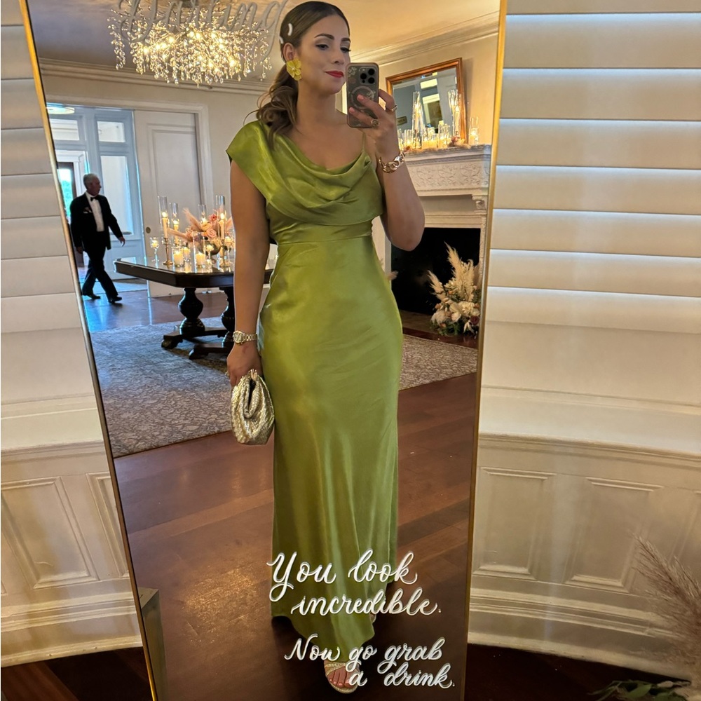 House of Harlow X Revolve Antonia Antonia Gown in Green size M